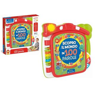 CLEMENTONI SCOPRO IL MONDO IN 100 PAROLE LIBRO INTERATTIVO ELETTRONICO PARLANTE