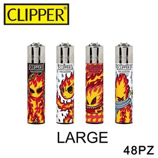 CLIPPER ACCENDINO LARGE BURNINGMAN 1PZ=(48PZ)