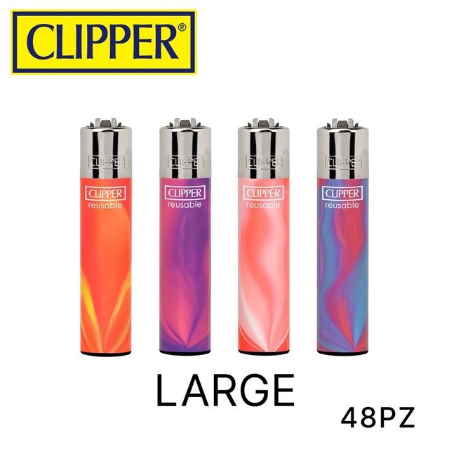 CLIPPER ACCENDINO LARGE PINK NEBULA 1PZ=(48PZ)