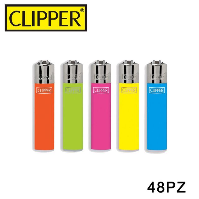 CLIPPER ACCENDINO LARGE SOLID FLUO 1PZ=48PZ