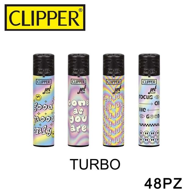 CLIPPER ACCENDINO LARGE TURBO JET FLAME PSHYCHO MOOD 1PZ=(48PZ)