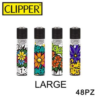CLIPPER ACCENDINO LARGE URBAN FLOWERS 1PZ=(48PZ)