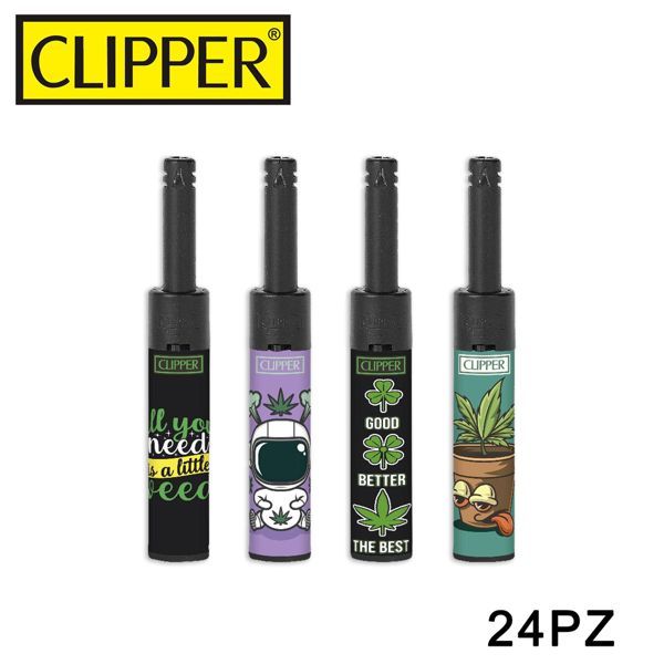 CLIPPER ACCENDINO MINITUBE LITTLE WEED BW 1PZ=(24PZ)