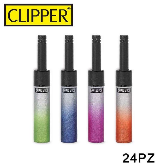 CLIPPER ACCENDINO MINITUBE METALLIC G SILVER - 1PZ=(24PZ)