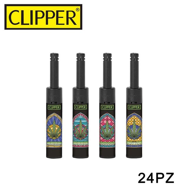 CLIPPER ACCENDINO MINITUBE SCARED WEED 1PZ=(24PZ)