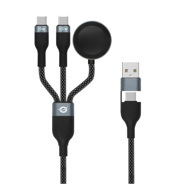 CONCEPTRONIC 3 IN 1 100W DATA CABLE 1 5M