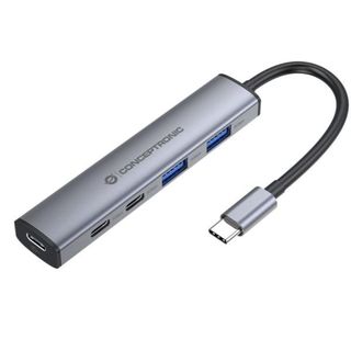 CONCEPTRONIC 4-PORT USB 3.2 GEN 1 HUB, 2 X USB-C