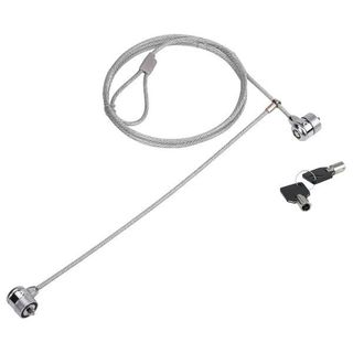 CONCEPTRONIC CAVO DI SICUREZZA PER NOTEBOOK CON LUCCHETTO A DOPPIA TESTA CON CH…