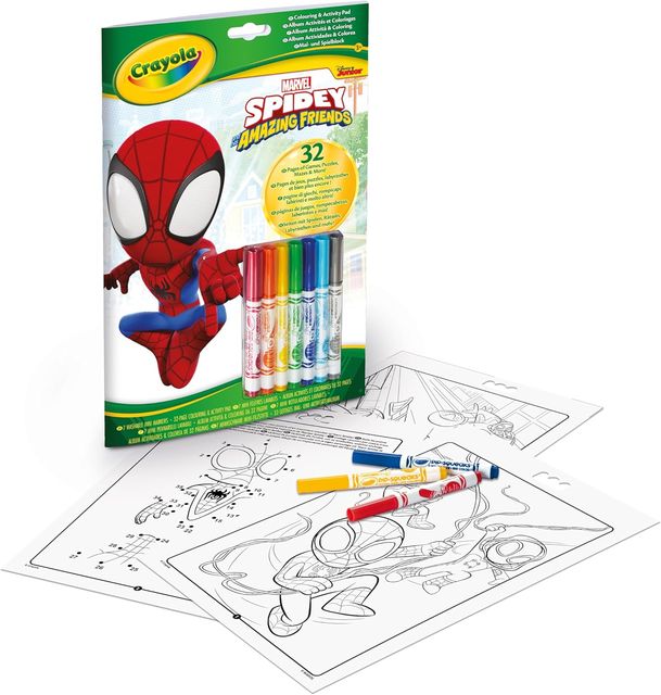 CRAYOLA - ALBUM ATTIVITÀ & COLORING SPIDEY 04-2809
