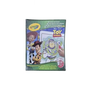 CRAYOLA - ALBUM COLOR & STICKER TOY STORY04-7048 iva.ass.imp art74