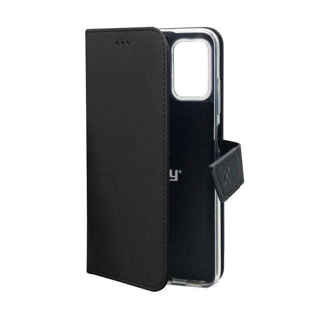 Celly Wally - Flip cover per cellulare - similpelle - nero - per OPPO Find X3 L…