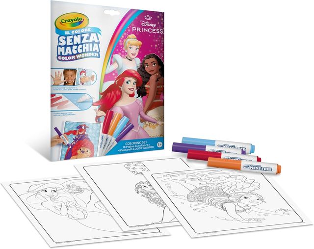 CRAYOLA - COLORING SET COLOR WONDER "DISNEY PRINCIPESSE" 25-2900 iva.ass.imp ar…