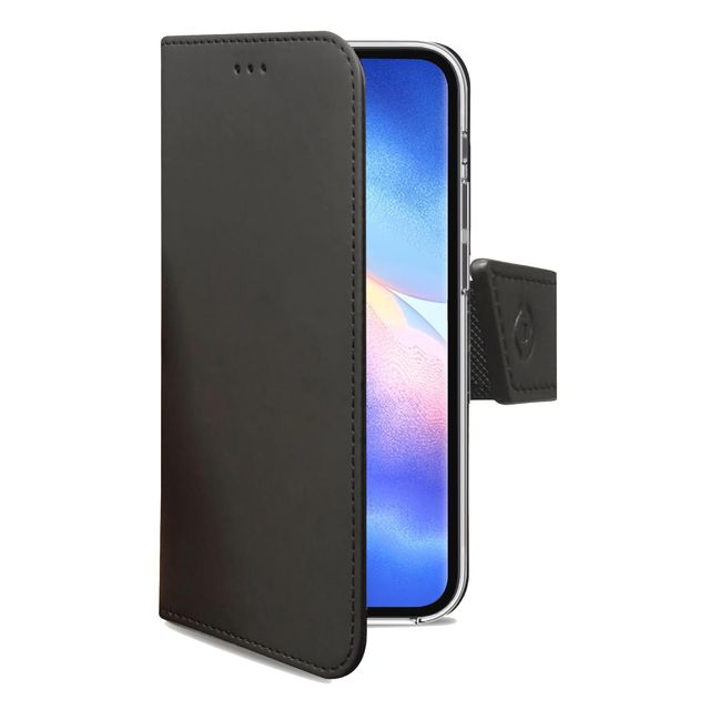 Celly Wally - Flip cover per cellulare - similpelle - nero - per OPPO Find X3 N…
