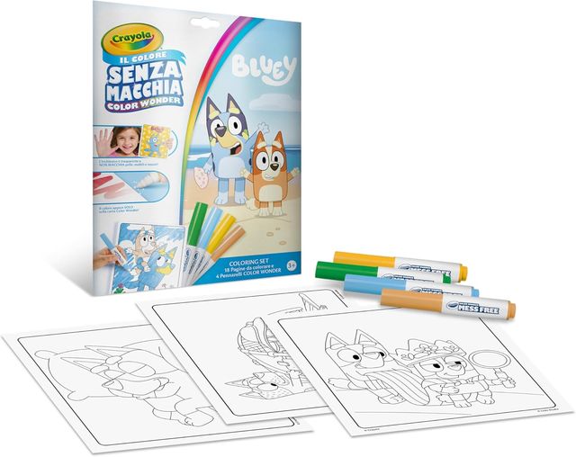 CRAYOLA - COLORING SET CW BLUEY 18PAGINE 25-2903 iva.ass.imp art74