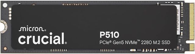 CRUCIAL P510 SSD 1TB INTERNO M.2 2280 NVMe PCI EXPRESS 5.0 x4 NERO