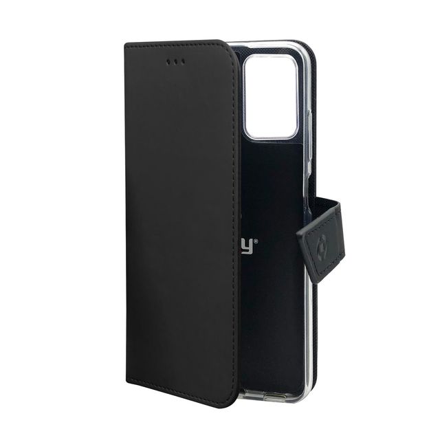Celly Wally - Flip cover per cellulare - similpelle - nero - per Samsung Galaxy…