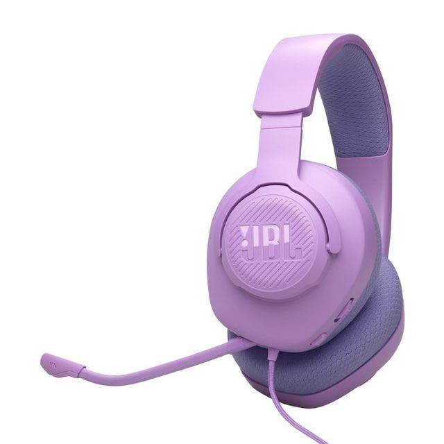 CUFFIA GAMING CON MICROFONO QUANTUM 100 VIOLA (JBLQTUM100M2PUR)