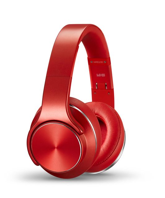 CUFFIE TRASFORMABILE IN SPEAKER BLUETOOTH RED