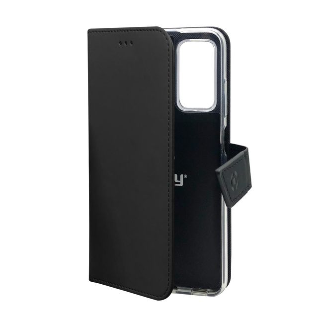 Celly Wally - Flip cover per cellulare - similpelle - nero - per Samsung Galaxy…