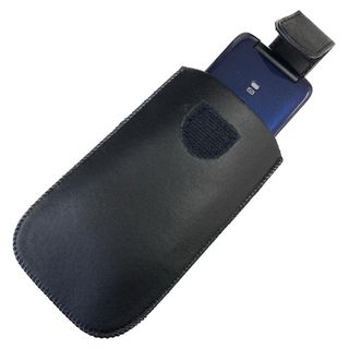 CUSTODIA A SACCHETTO VERTICALE UNIVERSALE NERO 80 X 135 MM