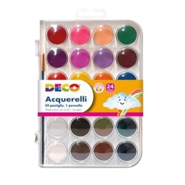 CWR ACQUERELLI 24 PASTIGLIE 30MM