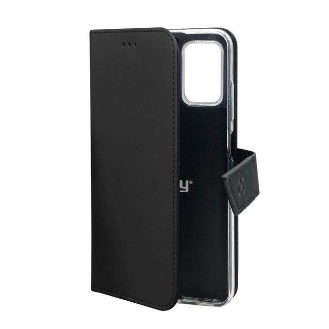 Celly Wally - Flip cover per cellulare - similpelle - nero - per Xiaomi Redmi N…