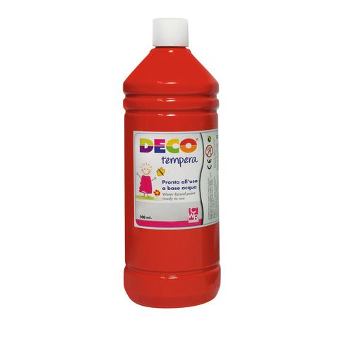 CWR TEMPERA FLACONE 500ML ROSSO