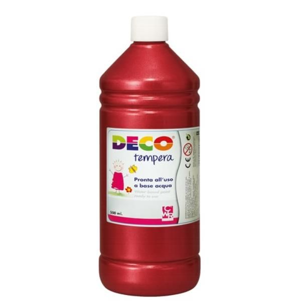 CWR TEMPERA FLACONE 500ML ROSSO METAL