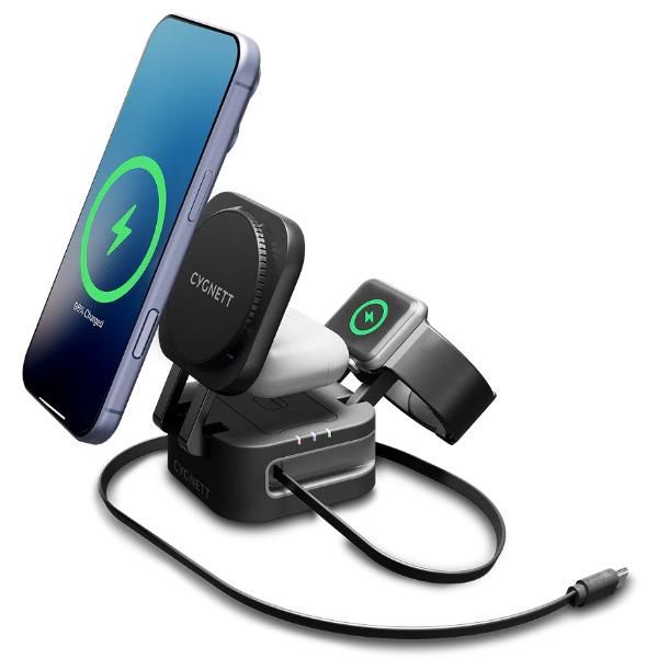 CYGNETT MAGSTAND 3-IN1 FOLDABLE WIRELESS