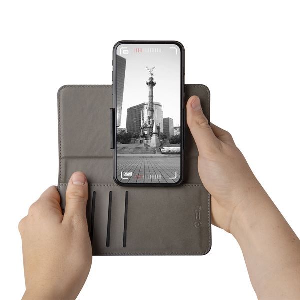 Celly Wally One XXXXL - Flip cover per cellulare - ecopelle - rosa - 6" - 6.7"