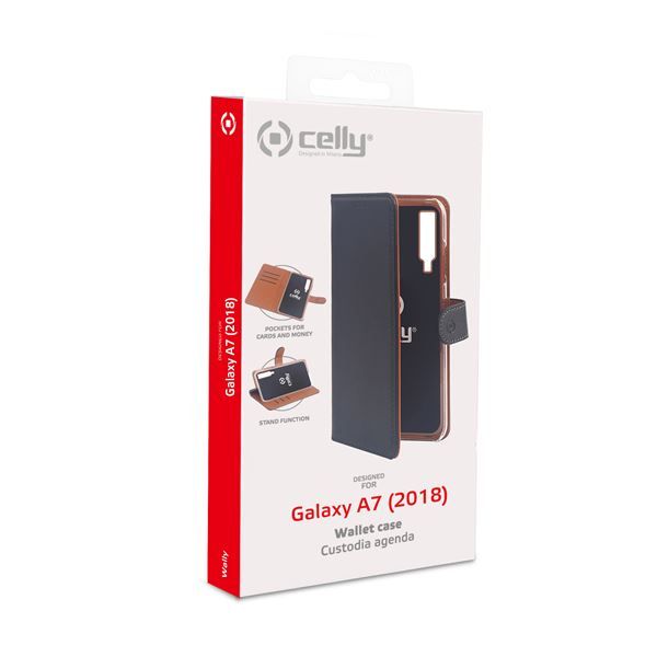 Celly Wally WALLY795 - Flip cover per cellulare - plastica, finta pelle - per S…