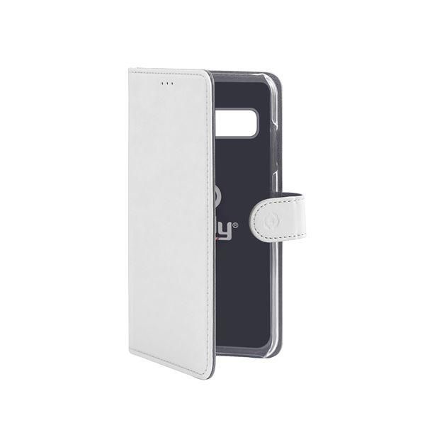 Celly Wally WALLY890WH - Flip cover per cellulare - similpelle - bianco - per S…