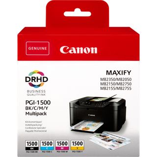 Canon PGI-1500 BK/C/M/Y Multipack - Confezione da 4 - nero, giallo, ciano, mage…
