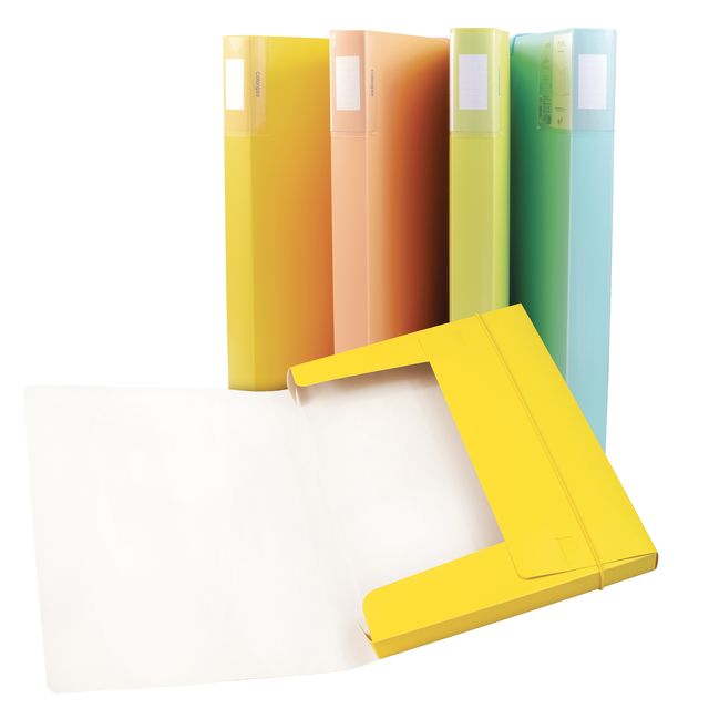 Cartella 3 lembi con elastico Spring - A4 - dorso 3 cm - colori assortiti - Col…