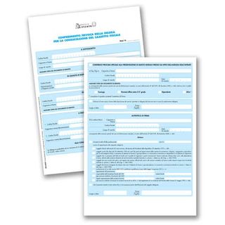 Cassetto fiscale conferimento/delega consultazione - modulo continuo - 851118CS…