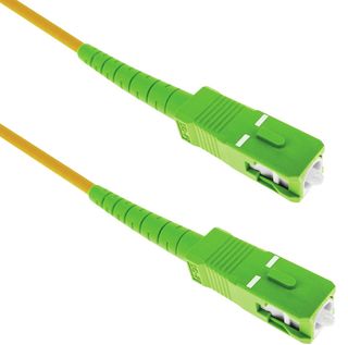 Cavo Patch Fibra Ottica Simplex Monomodale SC/APC per SC/APC, 2m, Compatibile c…