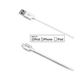 Celly - Cavo Lightning - Lightning maschio a USB maschio - 2 m - bianco
