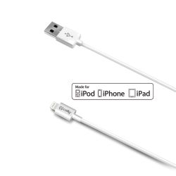 Celly - Cavo Lightning - Lightning maschio a USB maschio - 2 m - bianco