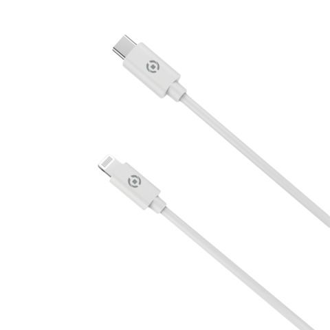 Celly - Cavo Lightning - USB-C maschio a Lightning maschio - 1 m - bianco - Sup…