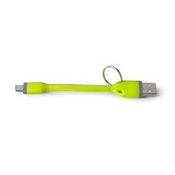 Celly - Cavo USB - USB-C (M) a USB (M) - USB 2.0 - 3 A - 12 cm - verde