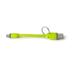 Celly - Cavo USB - USB-C (M) a USB (M) - USB 2.0 - 3 A - 12 cm - verde