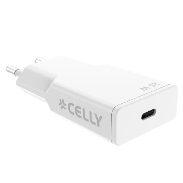Celly 25W GaN Slim Wall Charger SLIM COLLECTION ULTRA SLIM