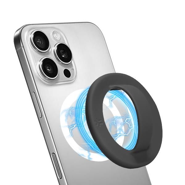 Celly MAGFINGERBK - Magnetic Ring included con impugnatura ergonomica
