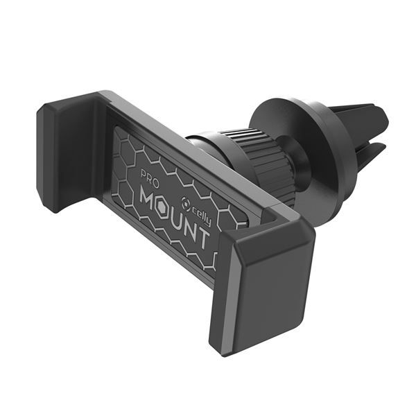 Celly MountVent - Supporto per auto per telefono cellulare - fino a 6,5" - nero