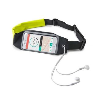 Celly RunBelt Duo XL - Marsupio per cellulare - giallo - 5"