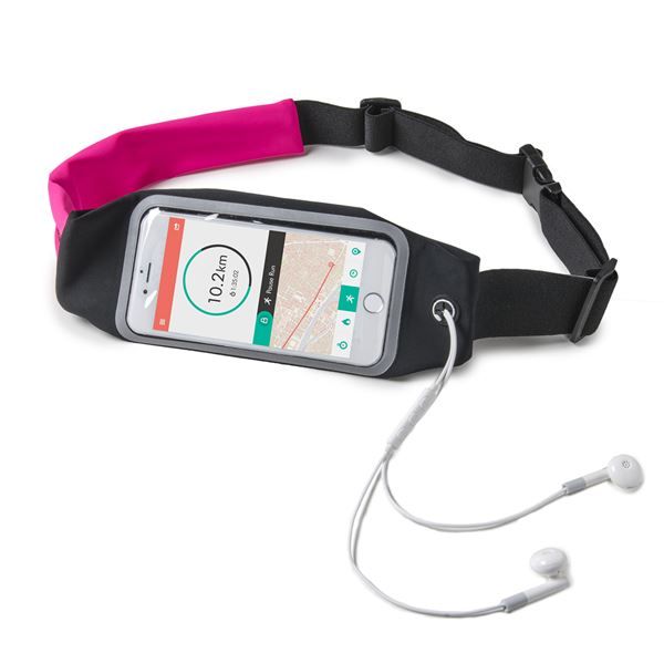 Celly RunBelt Duo XXL - Marsupio per cellulare - rosa - 6.2"