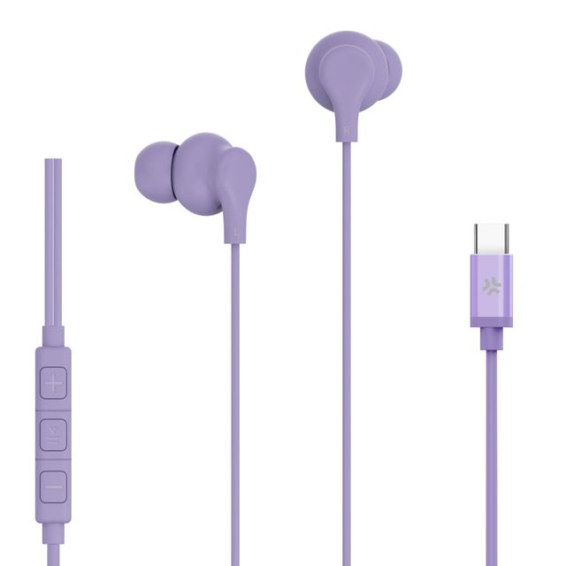 Celly UP1600TYPEC - USB-C Stereo Wired Earphones