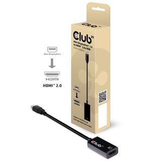 Club3D Adattatore attivo MINI DISPLAY PORT 1.4 Maschio a HDMI 2.0 Femmina 4K 60…