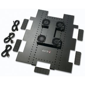 APC Roof Fan Tray - Vassoio ventola rack - 208/230 V c.a. V - nero - per NetShe…