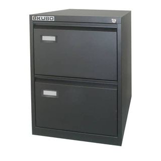Classificatore Kubo - per cartelle sospese - 2 cassetti - 46 x 62 x 70 cm - ner…